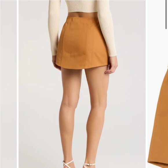 NWT ALC Pia Mini Skirt Bronze Size 2 - Picture 2 of 6